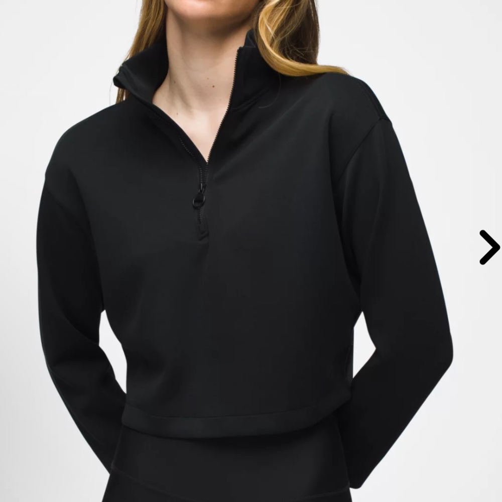 Prana Black Women's Half-Zip Top